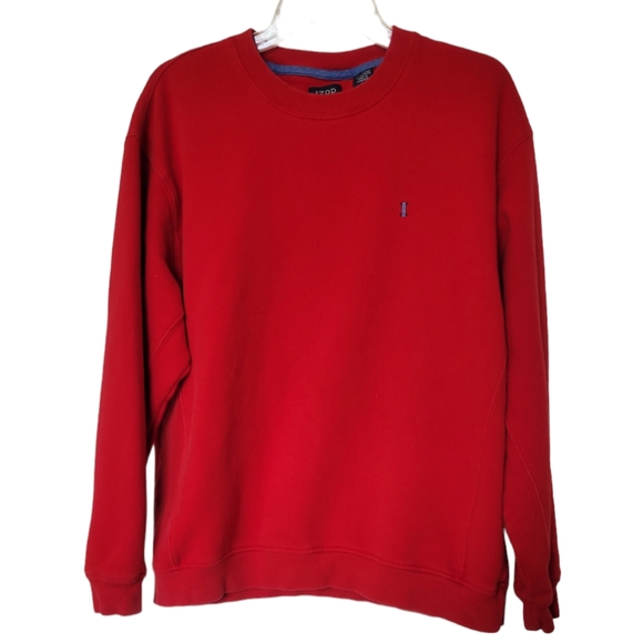 IZOD Red Sweatshirt Large - Picture 7 of 7